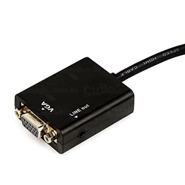 Imagem de Conversor HDMI para VGA com Áudio/Cabo VGA - 2 Metros