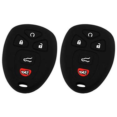 Imagem de 2 x Protetores de Controle Remoto de Entrada Sem Tecla para GM Buick Cadillac Chevrolet GMC Saturn (15913415)