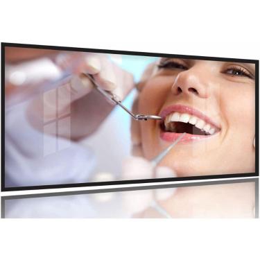 Imagem de Quadros Decorativos Dentista Odonto 130x60 Moldura Preta 2x2