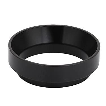 Imagem de anel de dosagem de café universal de alumínio de 58 mm,Funil de dosagem de café expresso, anel de dosagem de café em pó universal para acessório de cafeteira(Black)