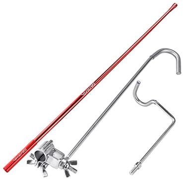 Imagem de Barraca de pesca Haste de pesca, suporte para suporte da cabeça esquerda/direita, haste da moldura da moldura de aço inoxidável, suporte traseiro de canto traseiro de acessórios de pesca Suporte para