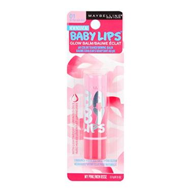 Imagem de Maybelline New York Baby Lips Glow Lip Balm, My Pink, 2 Count
