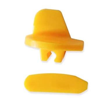 Imagem de Caixa com 200 pacotes, 6 pares/pacote, inserção de plástico de trocador de pneu | Protetor de aro de nylon para cabeça de montagem de devolução, peça de máquina de pneu | Protetor de cauda | Kit de acessórios de proteção para reparo de pneu, 06YCL