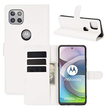 Imagem de YUNCHAO Caixa de telefone Para Motorola Moto G 5G Litchi Texture Horizontal Flip Capa Protetora com Suporte e Slots de Cartão e Carteira capa para celular