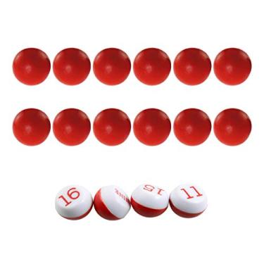 Imagem de ITROLLE Tally Peas 1 conjunto de bolas de plástico vermelhas e brancas para piscina Kelly