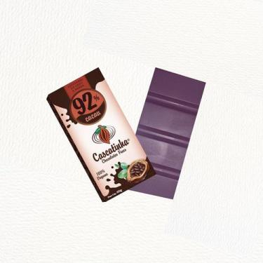 Imagem de Chocolate Barra 92% Cacau 25G Adoçado Com Açúcar Demerara Orgânico. -