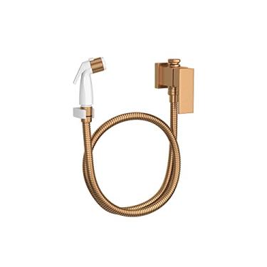 Imagem de Ducha higiênica com registro e derivação Unic, Gold Matte, Deca, 1984.GL90.ACT.MT