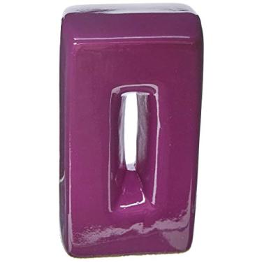 Imagem de Letra O Decorativa Ceramicas Pegorin Orquidea