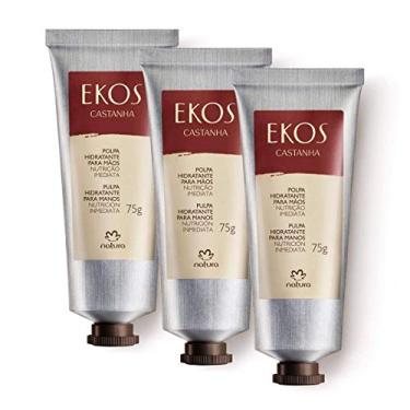 Imagem de Kit Polpa Hidratante para Mãos Ekos Castanha 3un de 75g cada