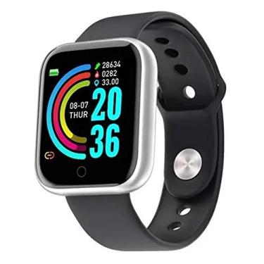 Imagem de Smartwatch Y68/D20 Relógio Inteligente Android/iOs Prata