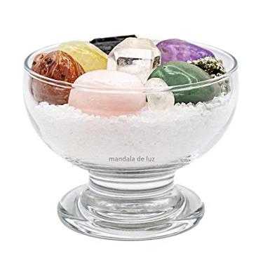 Imagem de Taça da Prosperidade de Pedras e Sal Grosso 7cm