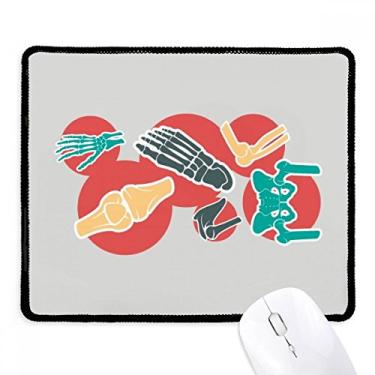 Imagem de Mousepad Color Illustration Bone Structure Tapete de borracha para jogos