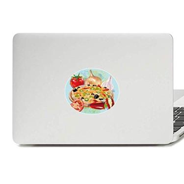 Imagem de Adesivo de vinil Pizza Italy Tomate Foods Allice, adesivo para laptop