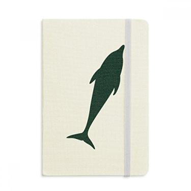 Imagem de Caderno de golfinhos Blue Ocean Docile Streamline oficial de tecido rígido diário clássico