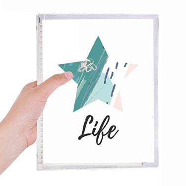 Imagem de Rivers Abstract Plants Art Pattern Notebook Folhas Soltas Diário Recarregável Diário Papelaria