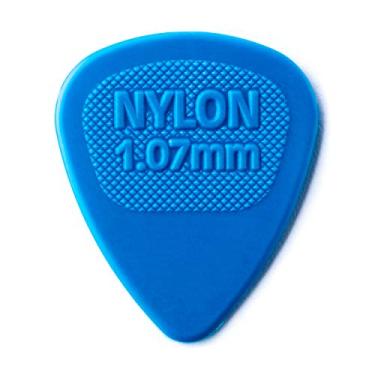 Imagem de Palheta de guitarra azul Dunlop Nylon MIDI Standard 1,07 mm - pacote com 72