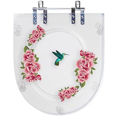 Imagem de Tampa de Vaso Decorada Beija Flor para vaso Deca Carrara