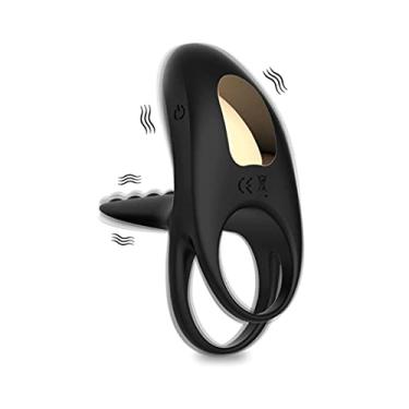 Imagem de Vibradores 10 Modos Recarregável Galo Estimulador Clitóris e Ponto g Anel Controle Remoto Zatla Shop