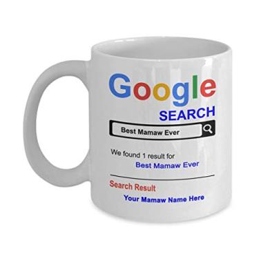 Imagem de Caneca Mamaw personalizada - Caneca de café para Mawmaw - Presente de Dia das Mães para Mawmaw - Caneca de café de 325 ml