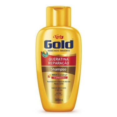 Imagem de Shampoo Niely Gold Queratina Reparação 300ml - Loreal