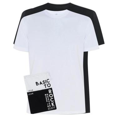Imagem de Kit Camiseta John John Basic Malha PB Masculino