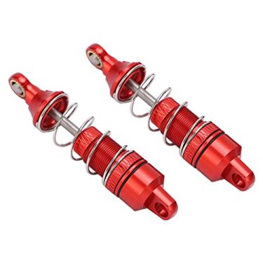 Imagem de Amortecedor de carro RC, amortecedores RC de liga de alumínio dianteiro traseiro reduzem a vibração para carro esportivo Losi 1/18 Mini-T 2.0 2WD(vermelho)