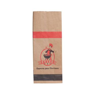 Imagem de Embalagem Papel Para Carvão 5kg Saco Briquete Lenha 125 Un