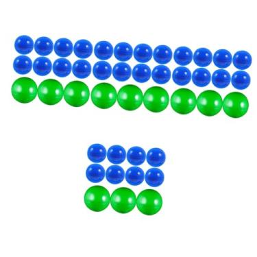 Imagem de Vaguelly 200 Unidades bola de loteria bolas de tênis de mesa bolas de plástico chamando bolas material de jogo pode ser aberto bola de jogo lance livre pingue-pongue adereços PVC