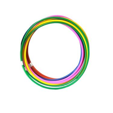 Imagem de Kit 35 Bambolês Arco Argola Circuito Reforçado 55cm Coloridos