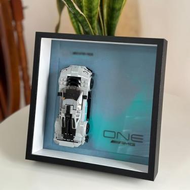 Imagem de iLuane Display Wallboard for Lego Speed Champions Mercedes AMG 76909 Project One, Adult Collectibles Wall Mount, Home or Office Décor (No Car Included)