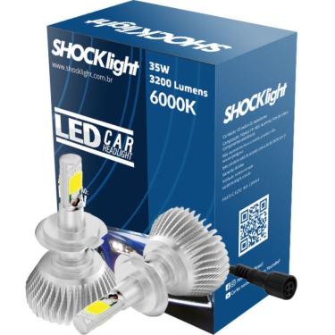 Imagem de Lampada Led Head Light H7 Shocklight 3200 Lumens C/ Reator