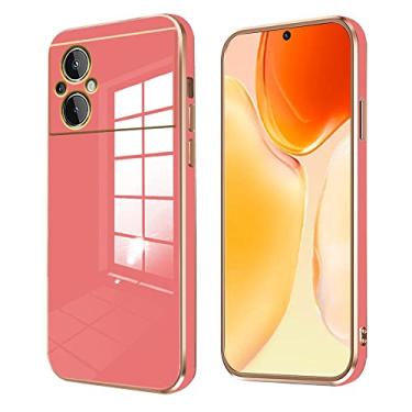 Imagem de Wousunly Compatível com Poco M5 capa de silicone rosa, capa para celular Xiaomi Poco M5 à prova de choque fina e macia (vermelha)