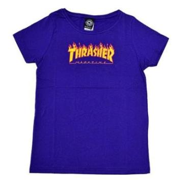 Imagem de Camiseta Thrasher Flame Logo Girls-Feminino