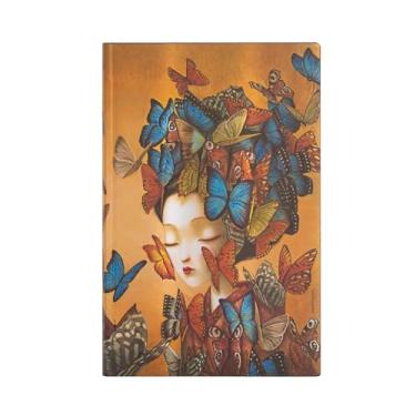 Imagem de Madame Butterfly (Esprit de Lacombe) Maxi Dot-Grid Journal: Flexi softcover, 120 gsm, ribbon marker, memento pouch, book edge printing, no closure