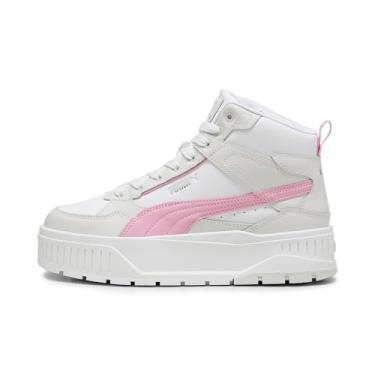 Imagem de PUMA Tênis feminino Karmen II Idol médio., Branco-malva, cinza, 40