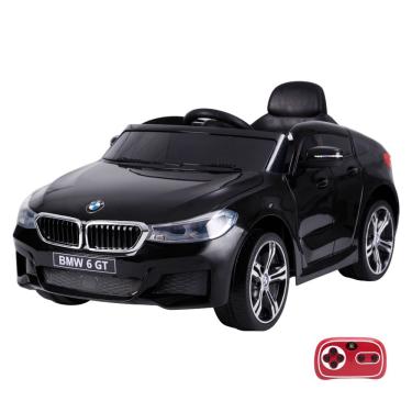 Imagem de Carrinho Eletrico Infantil Bmw 6 Gt Gran Turismo, 12v com Controle Remoto Belfix Bel Brink Preto