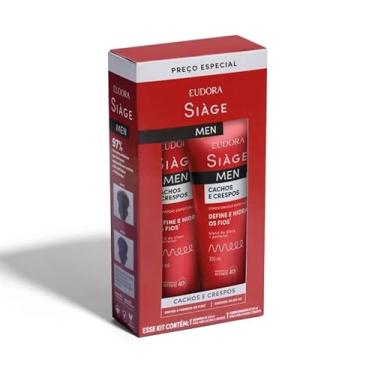 Imagem de EUDORA KIT SIAGE MEN SHAMPOO + CONDICIONADOR CACHOS CRESPOS