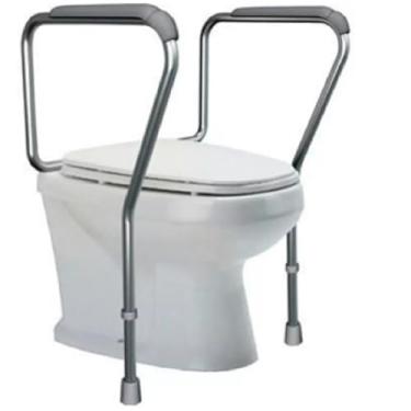 Imagem de Barra de Apoio em Alumínio para Vaso Sanitário