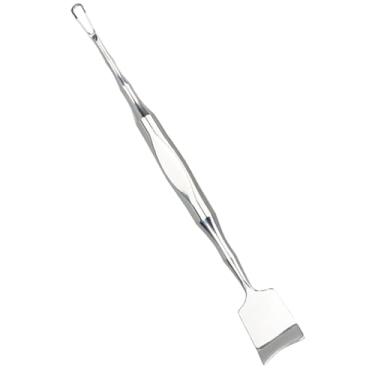 Imagem de Esquirla Pá para limpeza de poros faciais, pá para limpeza facial de poros, aço inoxidável, esfoliante de pele facial para comedão