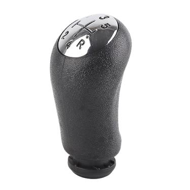 Imagem de Manopla de Mudança de Marcha de 5 Velocidades, Substituição de Modificação do Interior do Carro para Clio III 2005-2009, Megane II 2002-2009, II 2003-2006 Silver Black ABS