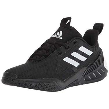 Imagem de adidas 4Uture One Running Shoe, Black/White/White, 4 US Unisex Big Kid