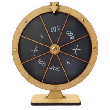 Imagem de Roleta Da Sorte Portátil Roda Premios Sorteio Brindes Mdf