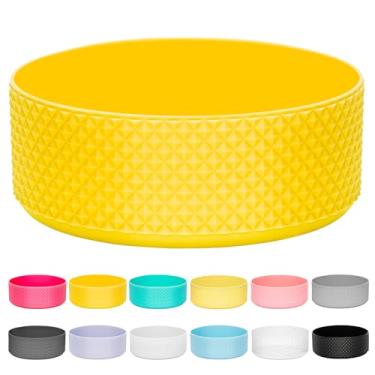 Imagem de Soledea Protetor de garrafa de água de silicone, copo de garrafa de diamante, capa de silicone para garrafa de água esportiva Hydro Flask, 1,8 l