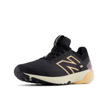 Imagem de New Balance Fresh Foam X 1440 V1 Tênis de corrida feminino, Preto/rosa de meados do século/flor de pêssego, 5.5 Wide