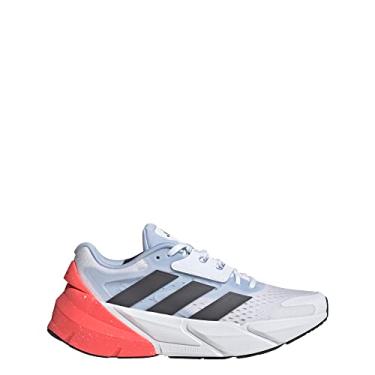 Imagem de adidas Tênis feminino Adistar 2.0, Branco/Cinza Cinco/Vermelho Solar, 11.5