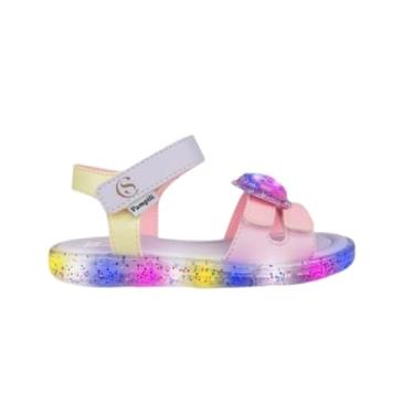 Imagem de Pampili Sandalia De Led Chocomonstros Cacau Show Lilas