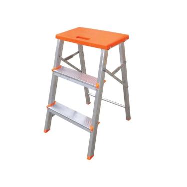 Imagem de Escada Banqueta 03 Degraus Alumínio Até 120Kg 0,63M Botafogo