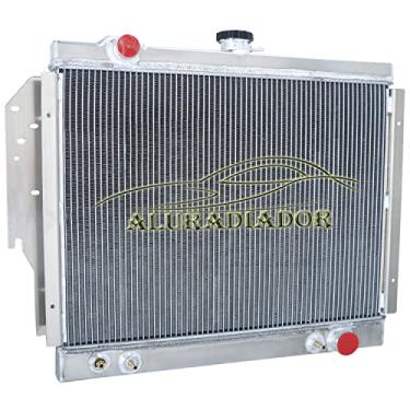 Imagem de RadRace Radiador de alumínio de 3 fileiras para Dodge D150 D250 D350 W150 W150 W250 W350 Ramcharger D100 W100 D200 D300 W200 W300 5.2L 5.9L V8 Radiadores