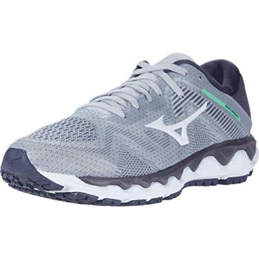 Imagem de Mizuno Tênis de corrida feminino Horizon 4, Vapor Blue - Branco, 7