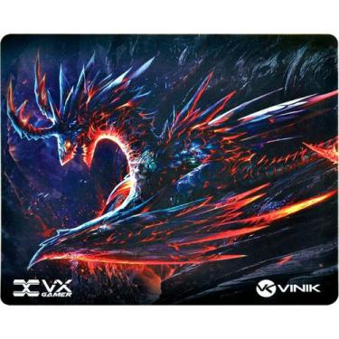 Imagem de Mouse Pad Gamer Vinik Vx Gaming Dragon Base Emborrachada, Gamer